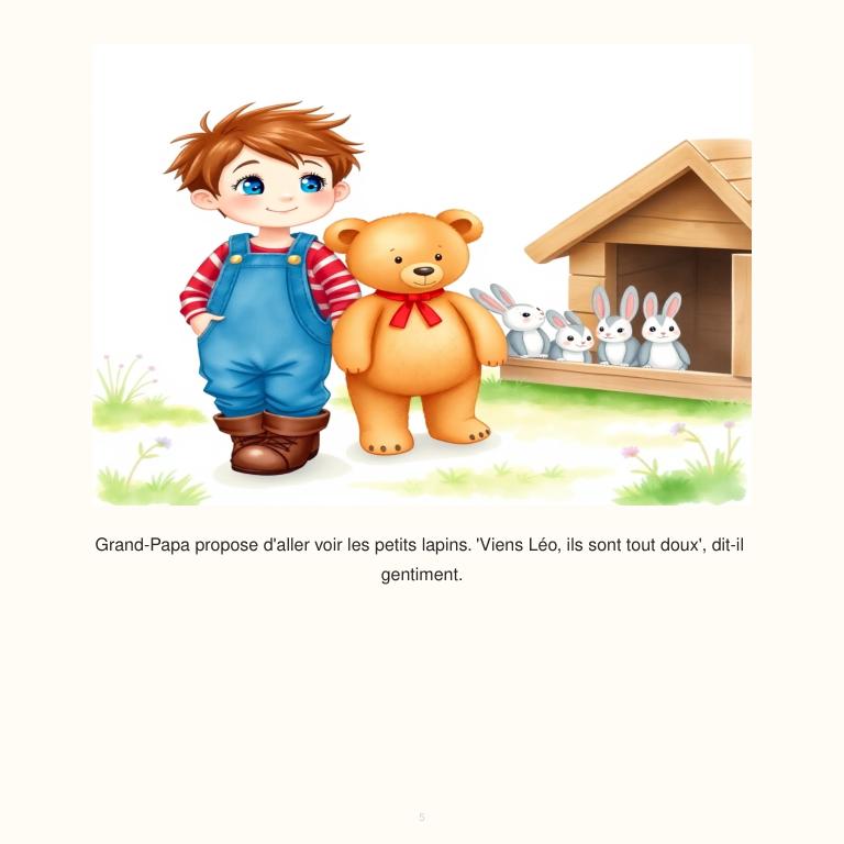 Page d'un livre illustré